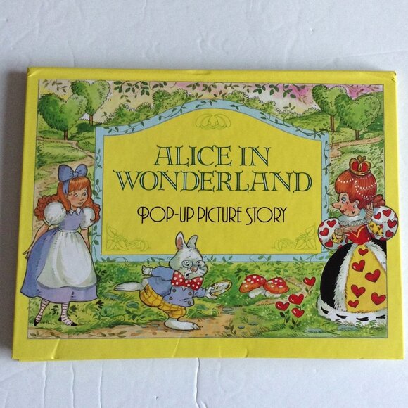 Alice in Wonderland Vintage Pop up Children's 1992 Classic Picture Story Book - Picture 2 of 7